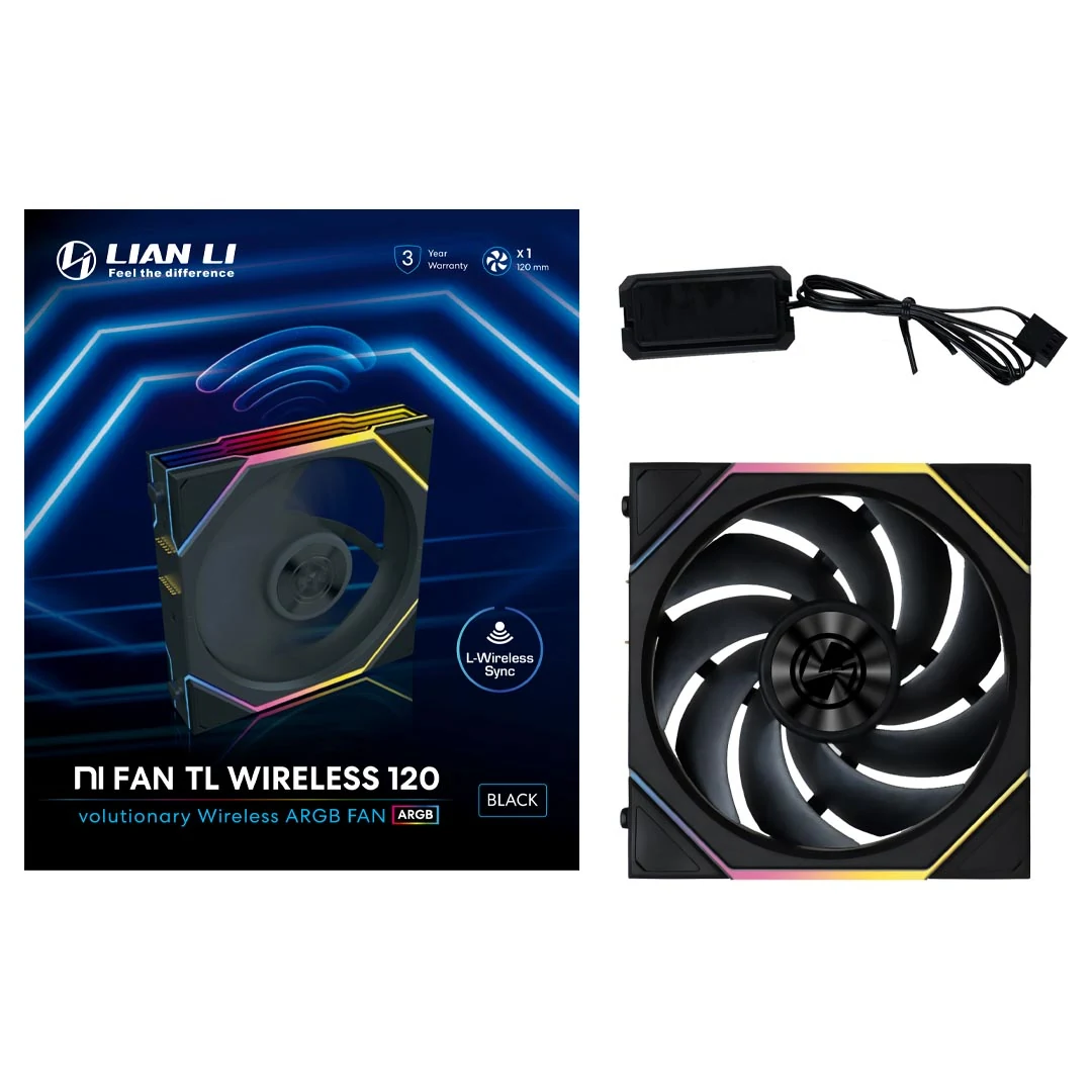 Fan LIAN LI UNI FAN TL 120 Single Pack - Black - ARGB - New