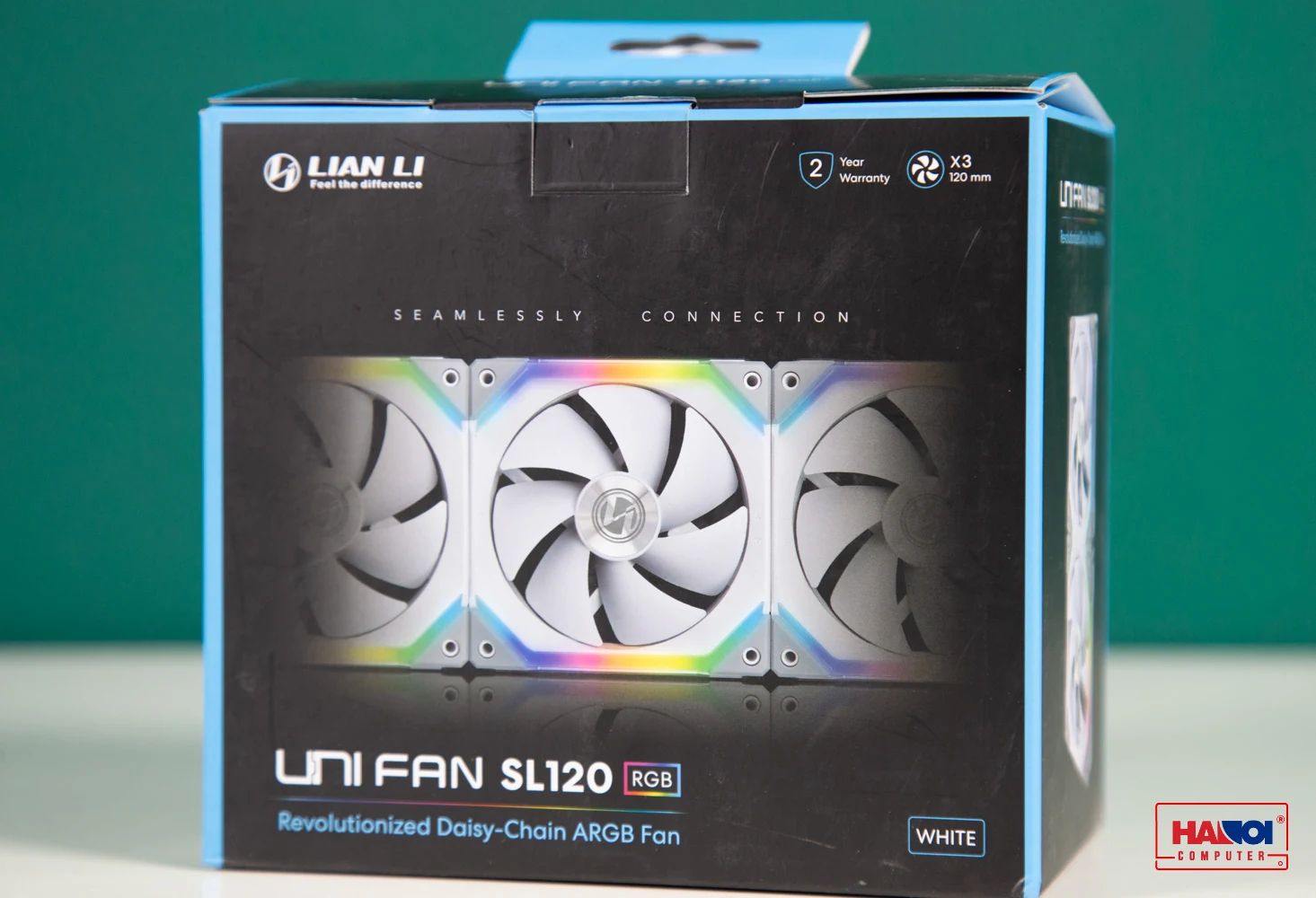 Fan LIAN LI UNI FAN TL 120 Triple Pack - White - ARGB - New