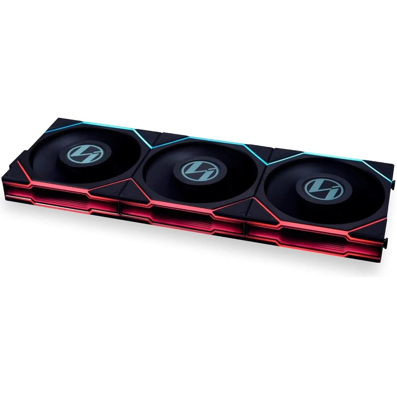 Fan LIAN LI UNI FAN TL LCD 120 Triple Pack - Black - ARGB - New