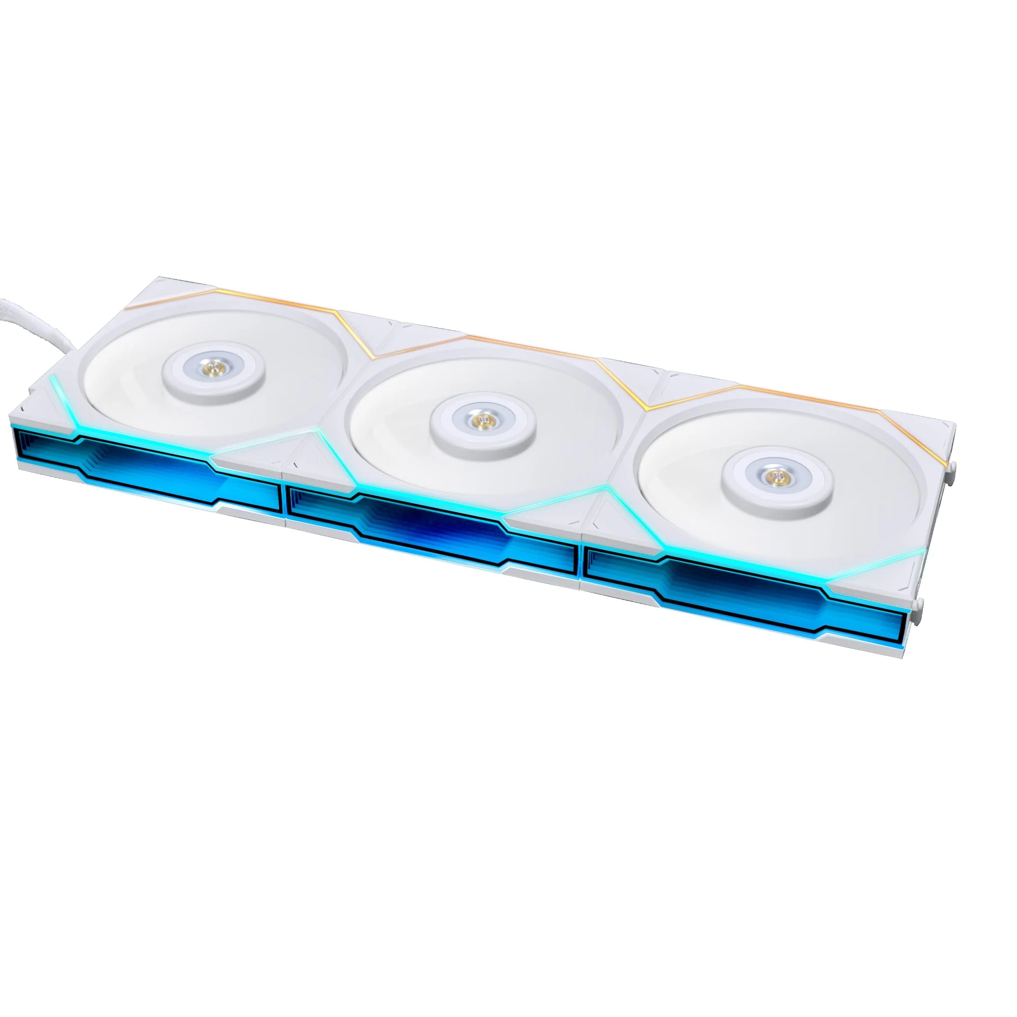 Fan LIAN LI UNI FAN TL LCD 120 Triple Pack - White - ARGB - New