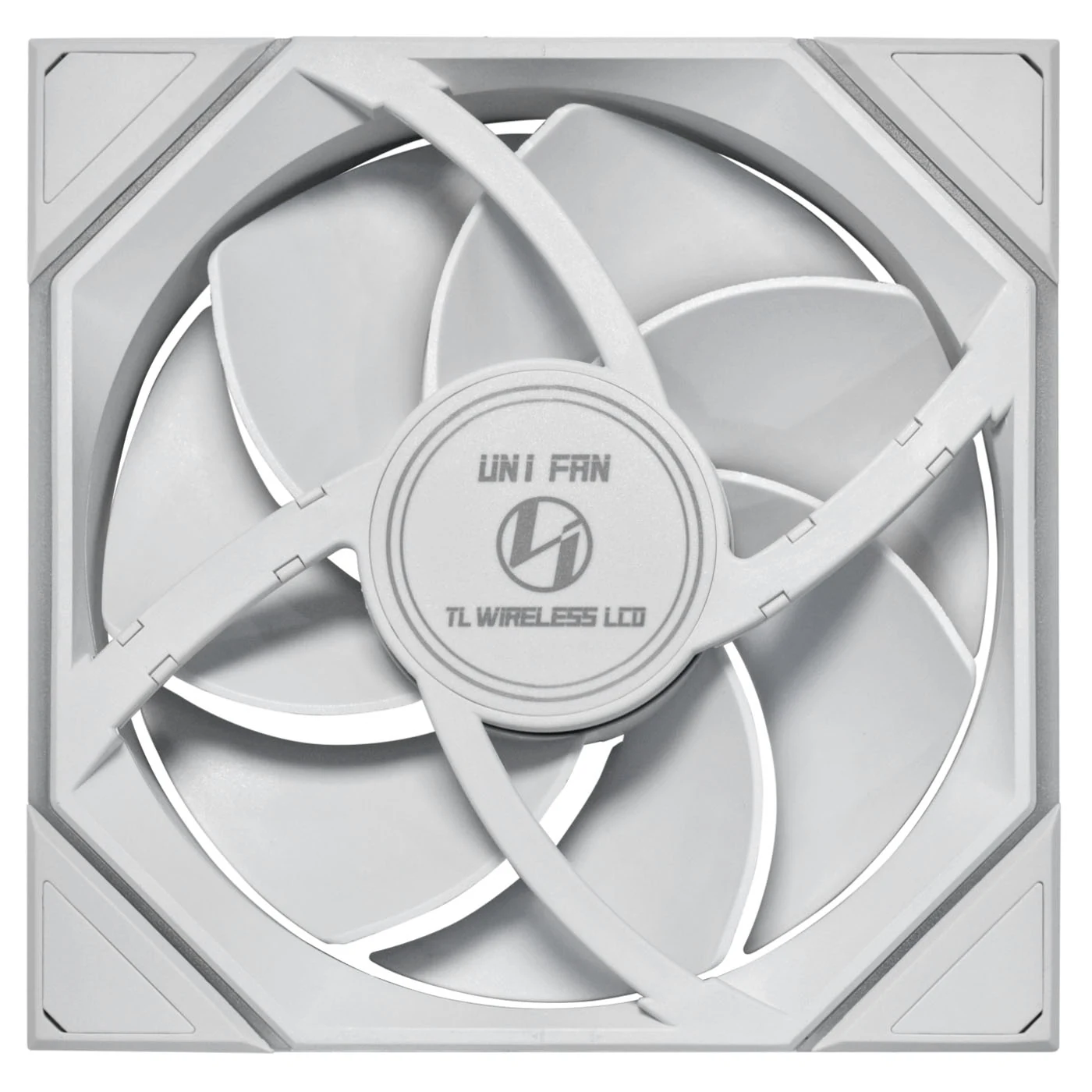 Fan LIAN LI UNI FAN TL LCD 140 Reverse Blade Single Pack - White - ARGB - New