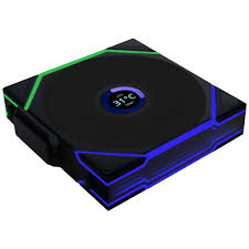 Fan LIAN LI UNI FAN TL LCD Wireless 120 Reverse Blade Single Pack - Black - ARGB - New