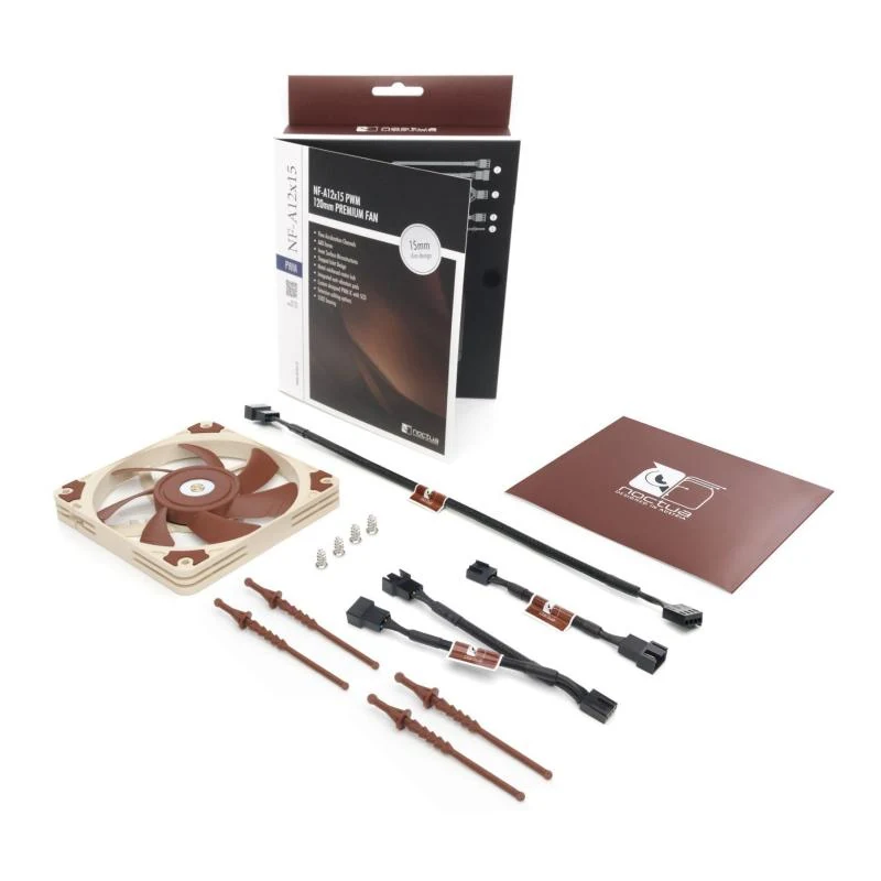 Fan Noctua NF-A12x15 PWM - Brown/Beige - PWM - New