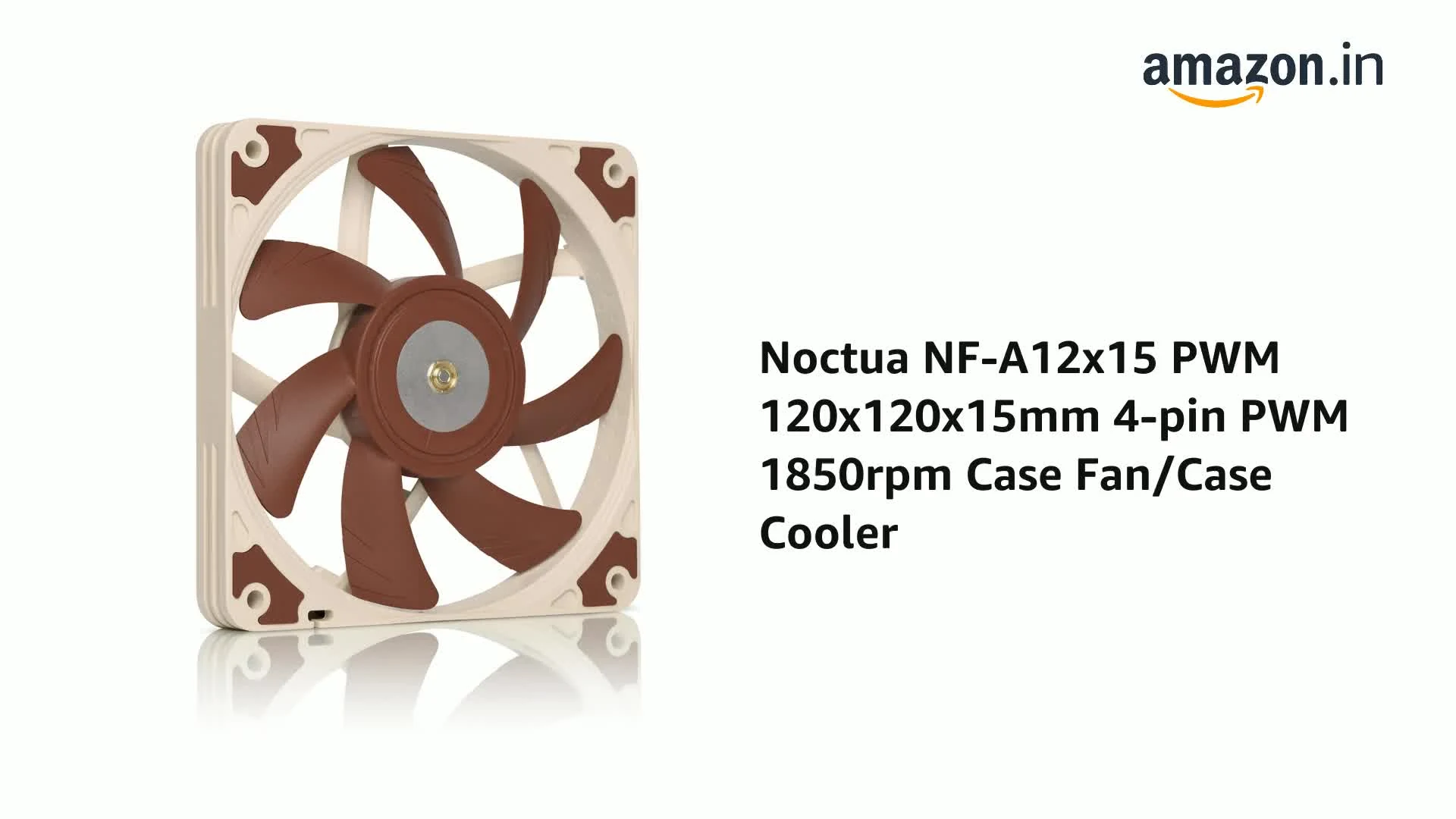 Fan Noctua NF-A12x15 PWM - Brown/Beige - PWM - New