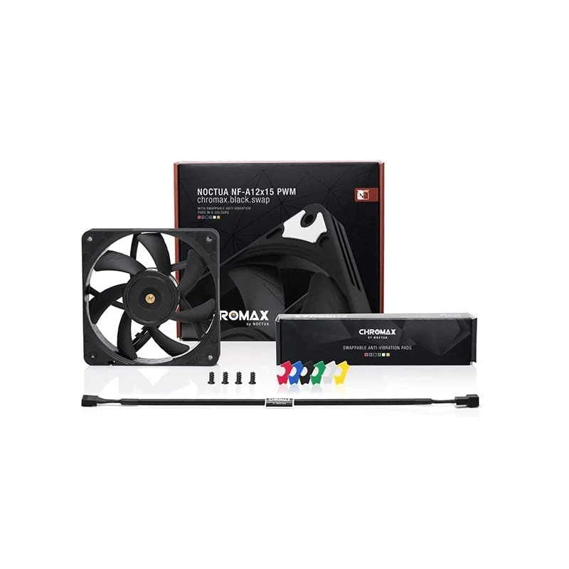 Fan Noctua NF-A12x15 PWM chromax.black.swap - Black - PWM - New