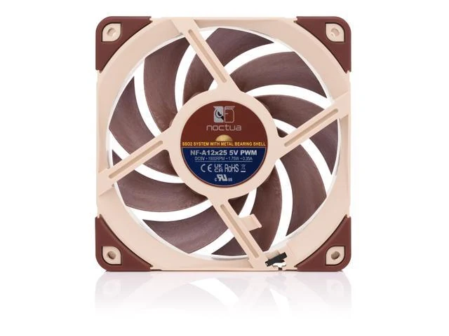 Fan Noctua NF-A12x25 5V PWM - Brown/Beige - 5V PWM - New
