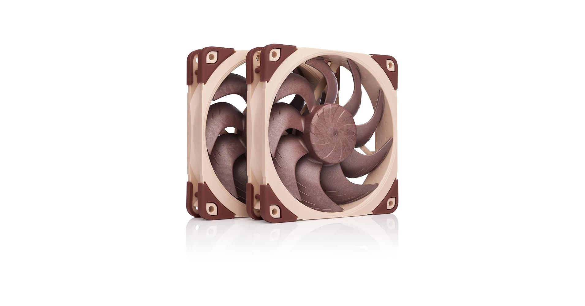 Fan Noctua NF-A12x25 G2 PWM Sx2-PP Dual Pack - Brown/Beige - PWM - New