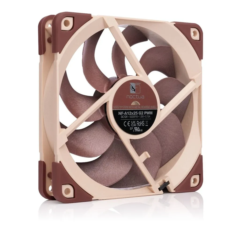 Fan Noctua NF-A12x25 PWM - Brown/Beige - PWM - New