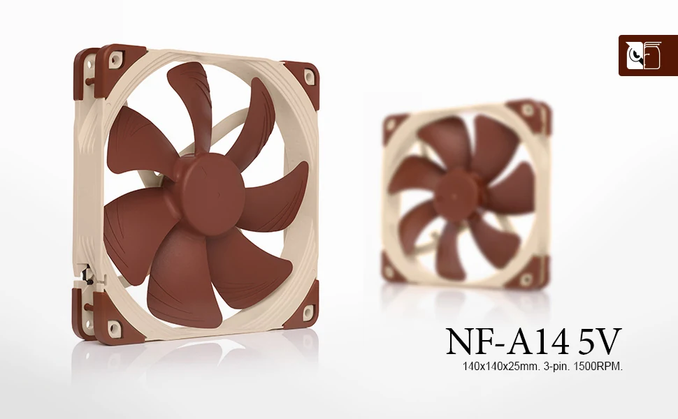 Fan Noctua NF-A14 5V - Brown/Beige - 5V - New