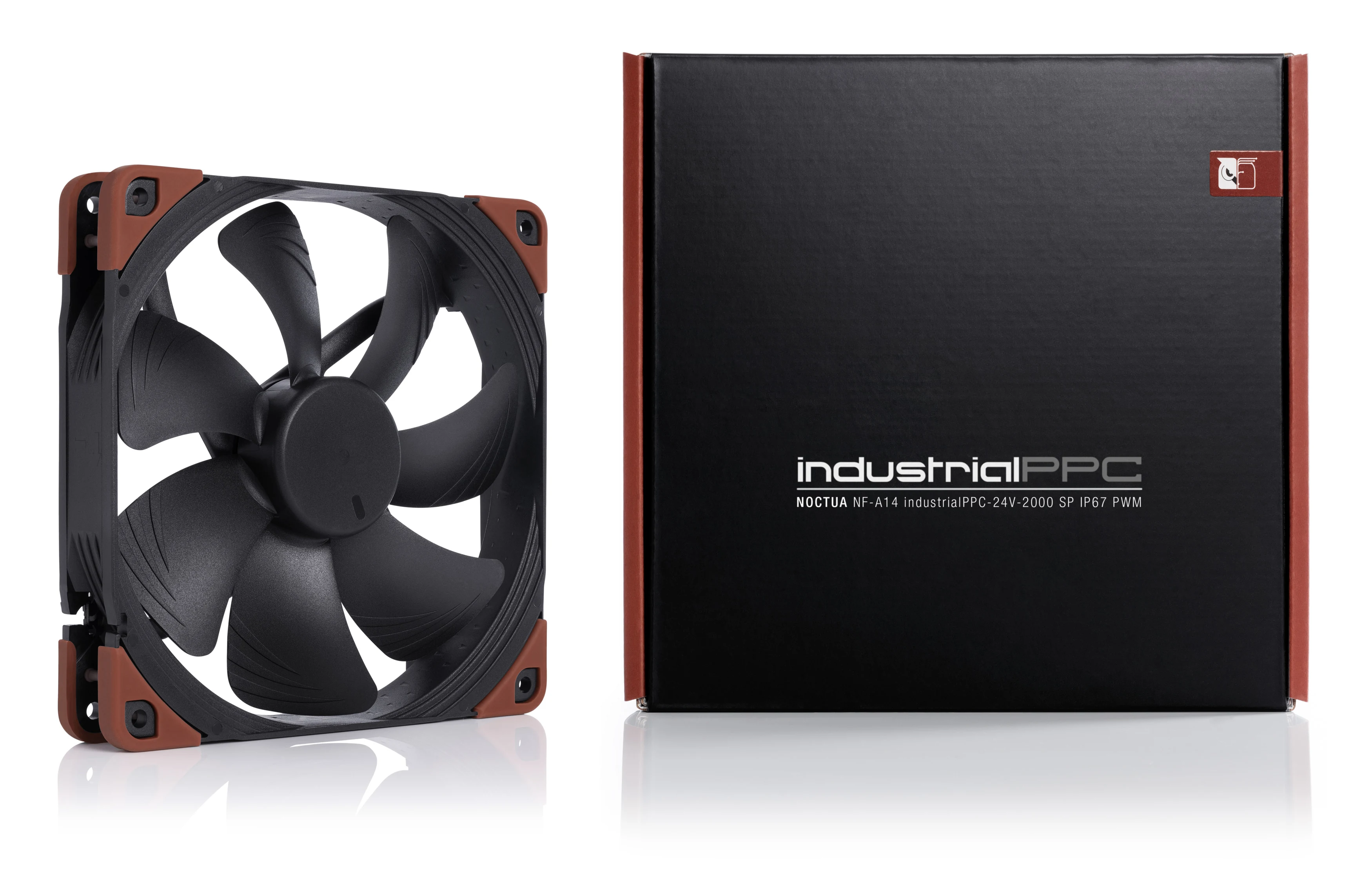 Fan Noctua NF-A14 industrialPPC-24V-2000 SP IP67 PWM - Black - 24V PWM - New