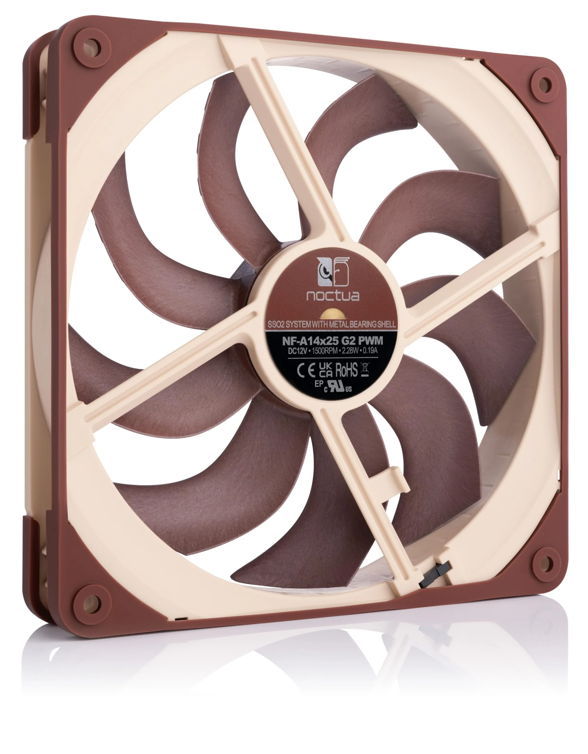 Fan Noctua NF-A14x25 G2 PWM - Brown/Beige - PWM - New