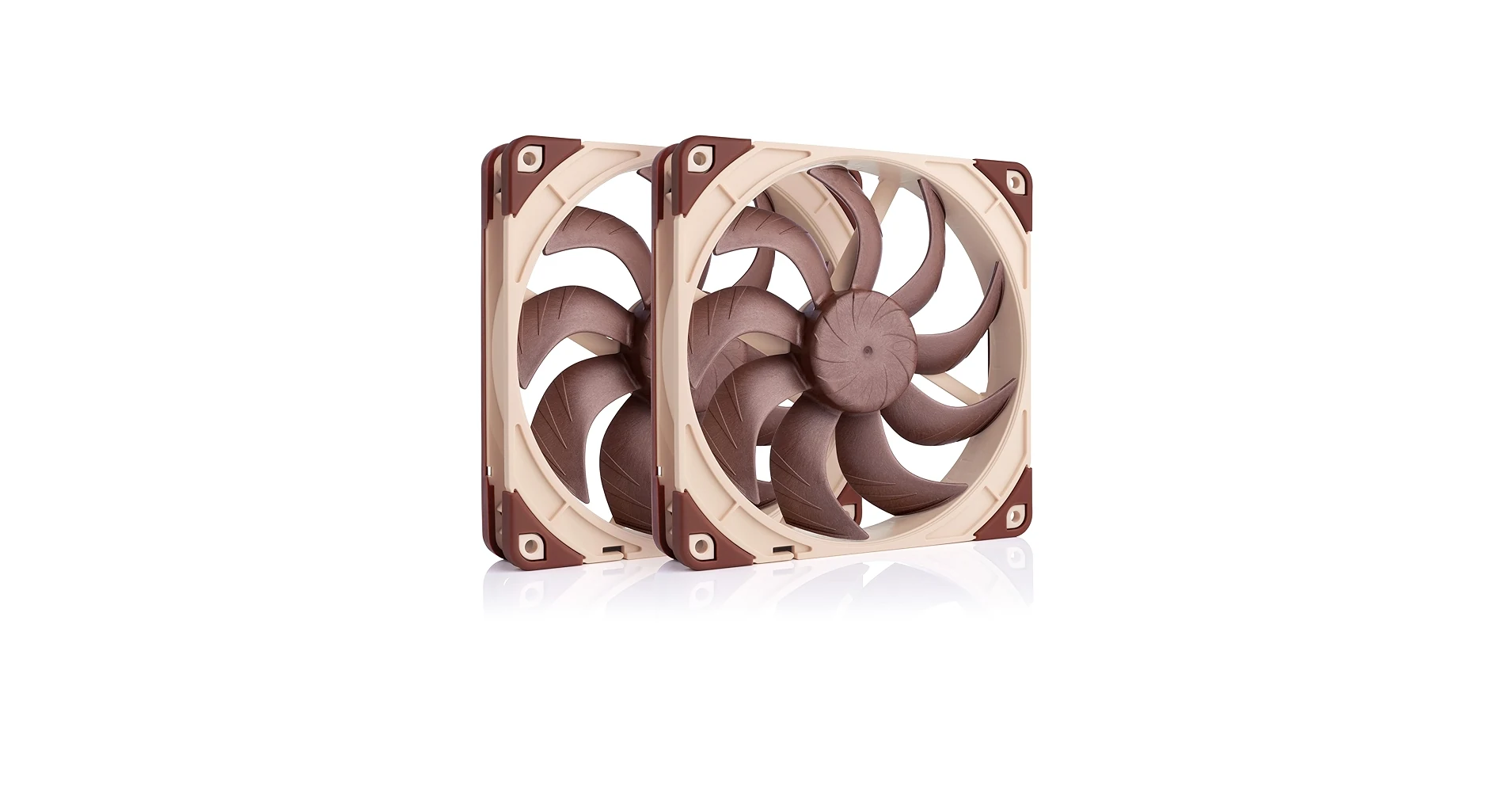 Fan Noctua NF-A14x25 G2 PWM Sx2-PP Dual Pack - Brown/Beige - PWM - New
