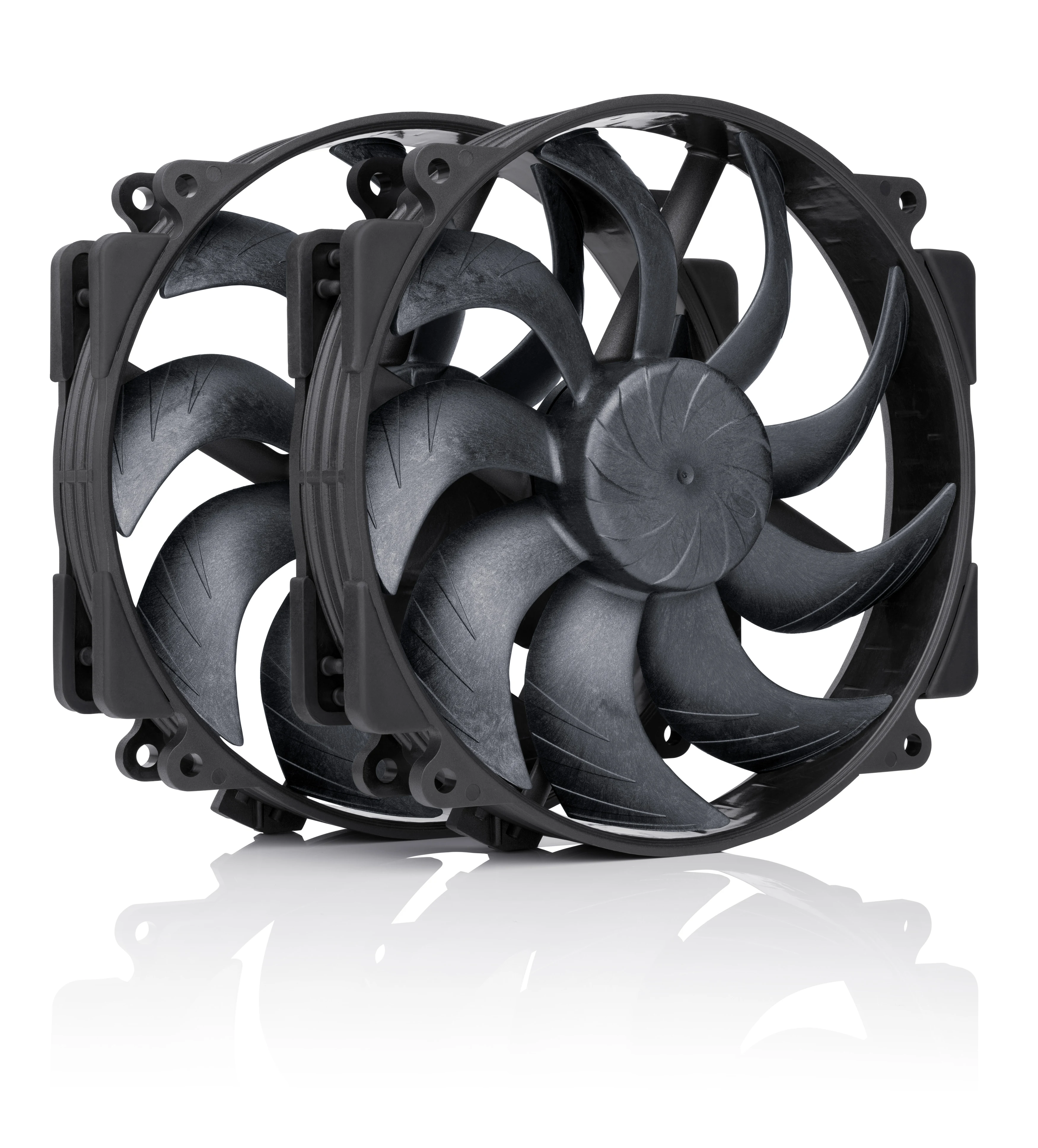 Fan Noctua NF-A14x25r G2 PWM Sx2-PP Dual Pack chromax.black - Black - PWM - New