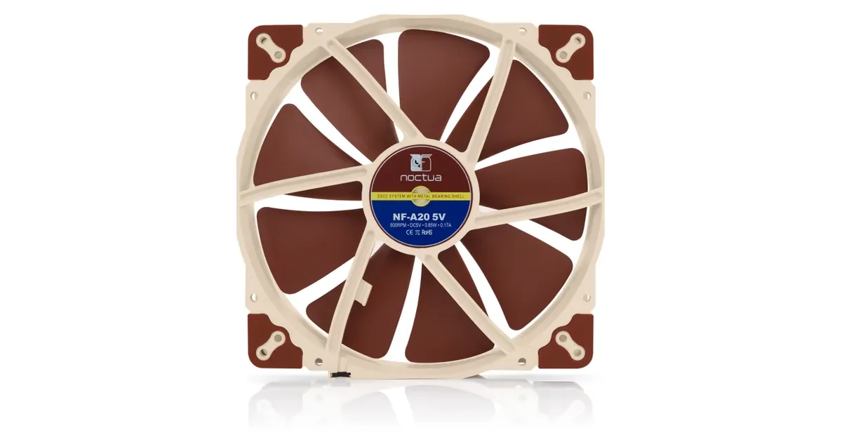 Fan Noctua NF-A20 5V - Brown/Beige - 5V - New
