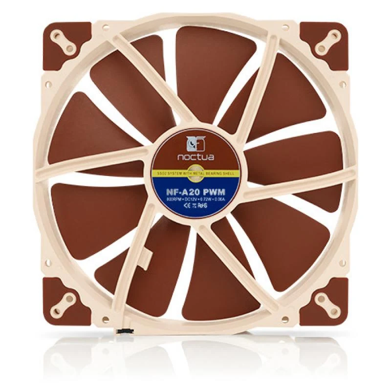 Fan Noctua NF-A20 PWM - Brown/Beige - PWM - New
