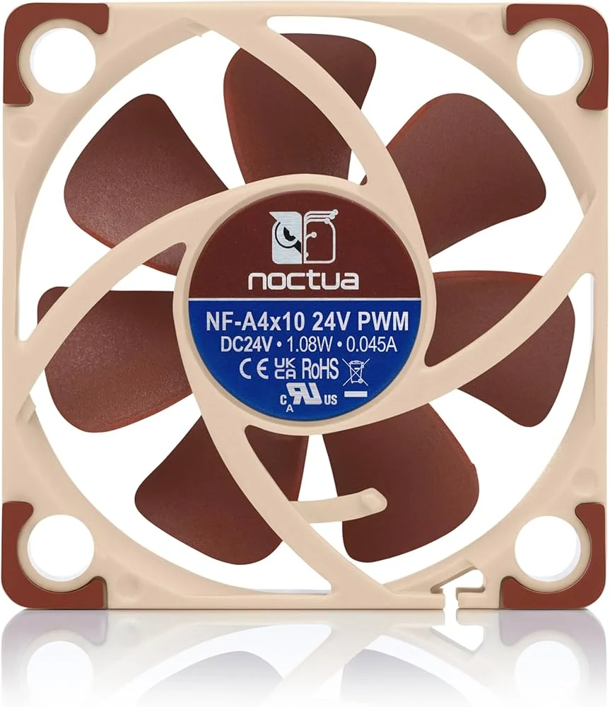 Fan Noctua NF-A4x10 24V PWM - Brown/Beige - 24V PWM - New