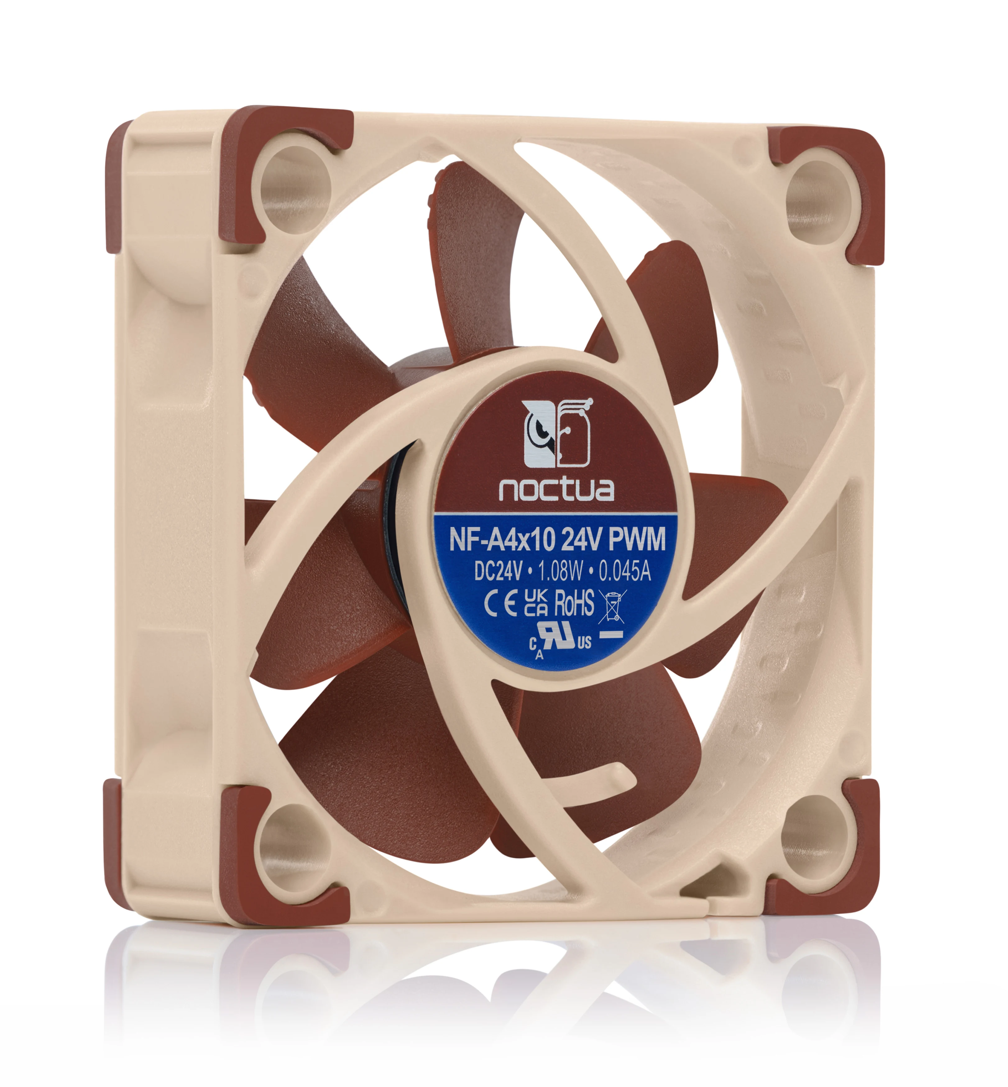 Fan Noctua NF-A4x10 24V PWM - Brown/Beige - 24V PWM - New