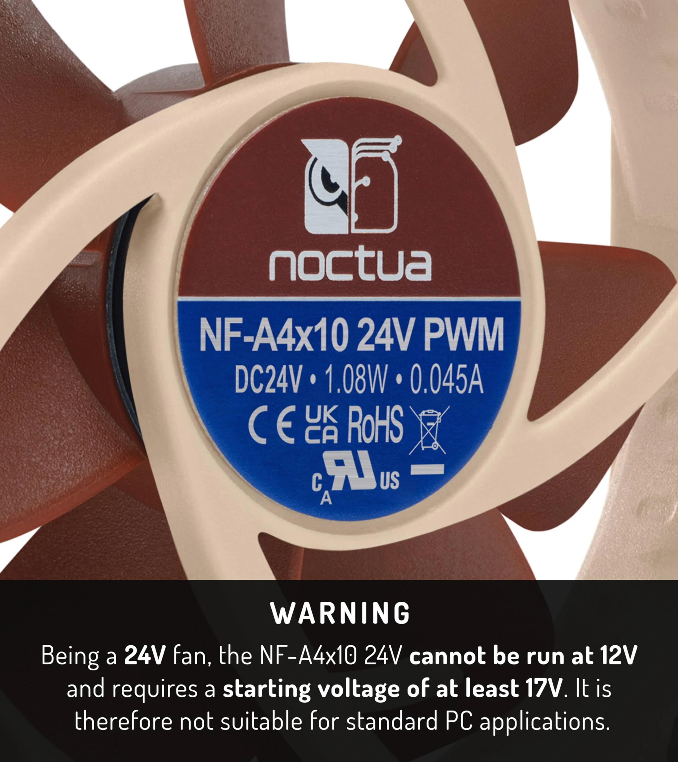 Fan Noctua NF-A4x10 PWM - Brown/Beige - PWM - New