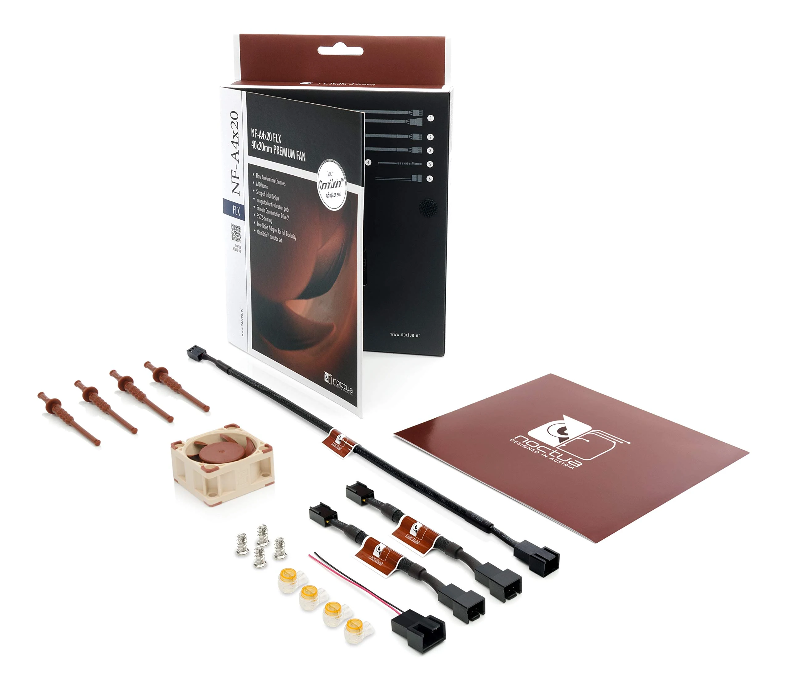 Fan Noctua NF-A4x20 FLX - Brown/Beige - 3 Pin - New
