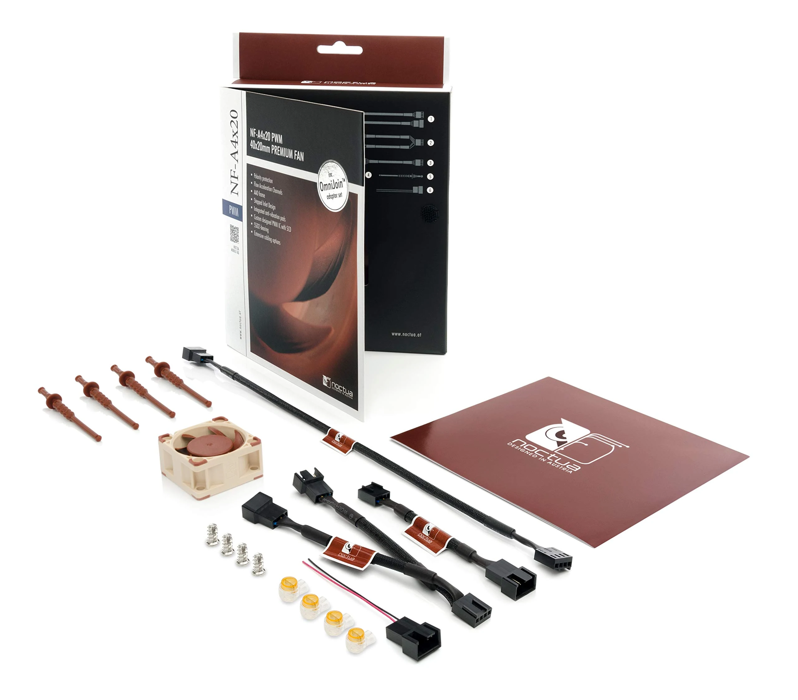 Fan Noctua NF-A4x20 PWM - Brown/Beige - PWM - New