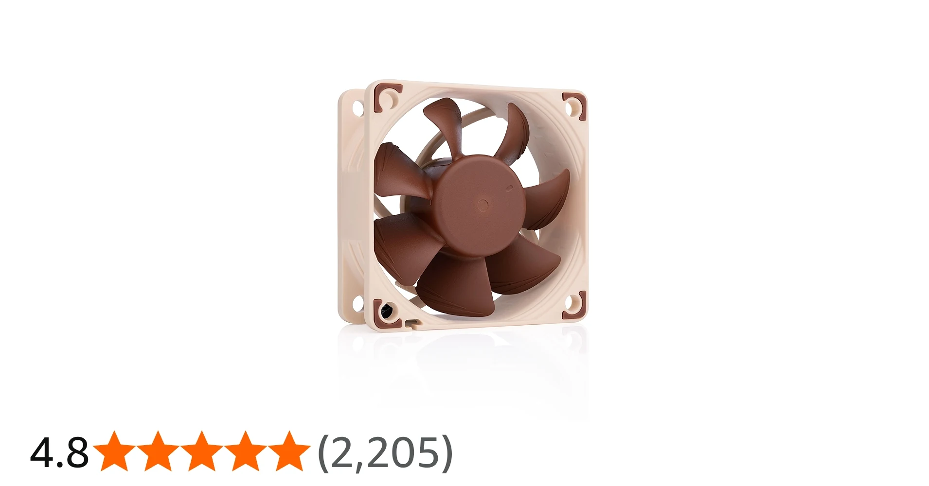 Fan Noctua NF-A6x25 FLX - Brown/Beige - 3 Pin - New