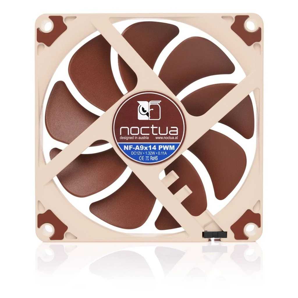 Fan Noctua NF-A9x14 PWM - Brown/Beige - PWM - New
