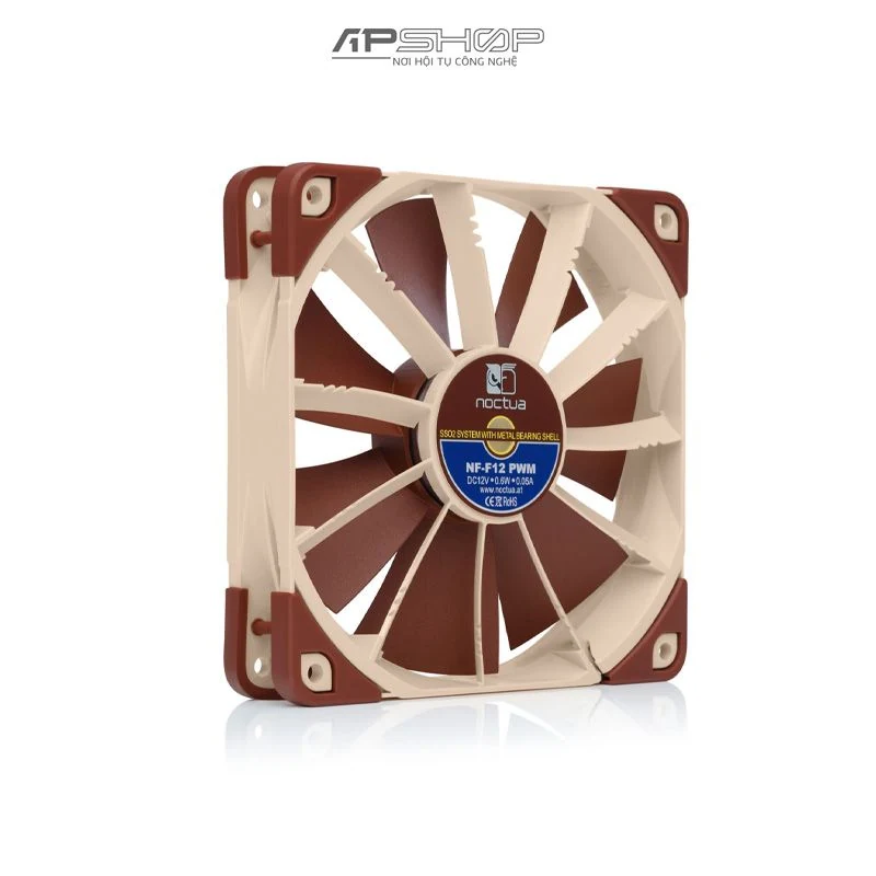 Fan Noctua NF-F12 5V PWM - Brown/Beige - 5V PWM - New
