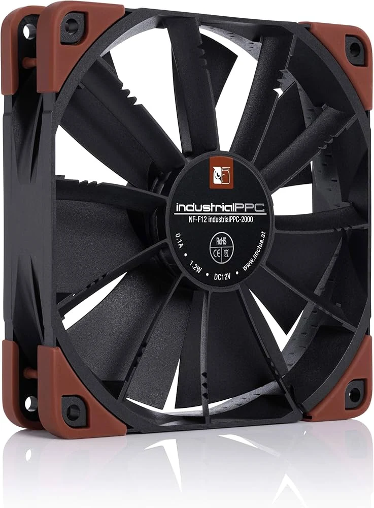 Fan Noctua NF-F12 industrialPPC-2000 - Black - 3 Pin - New