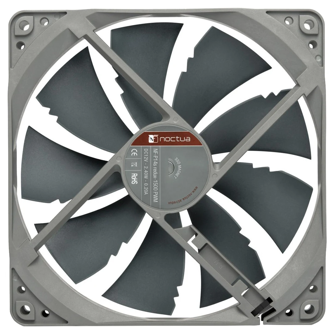 Fan Noctua NF-P14s redux-1500 PWM - Grey - PWM - New