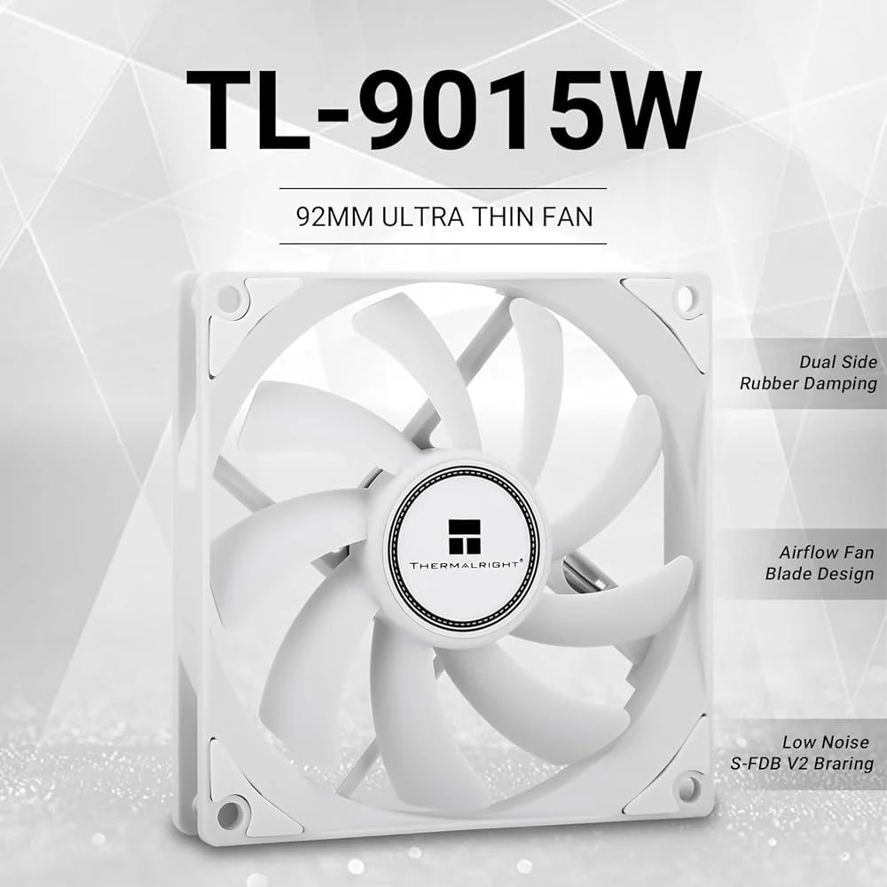 Fan Thermalright TL-9015W - White - PWM - New