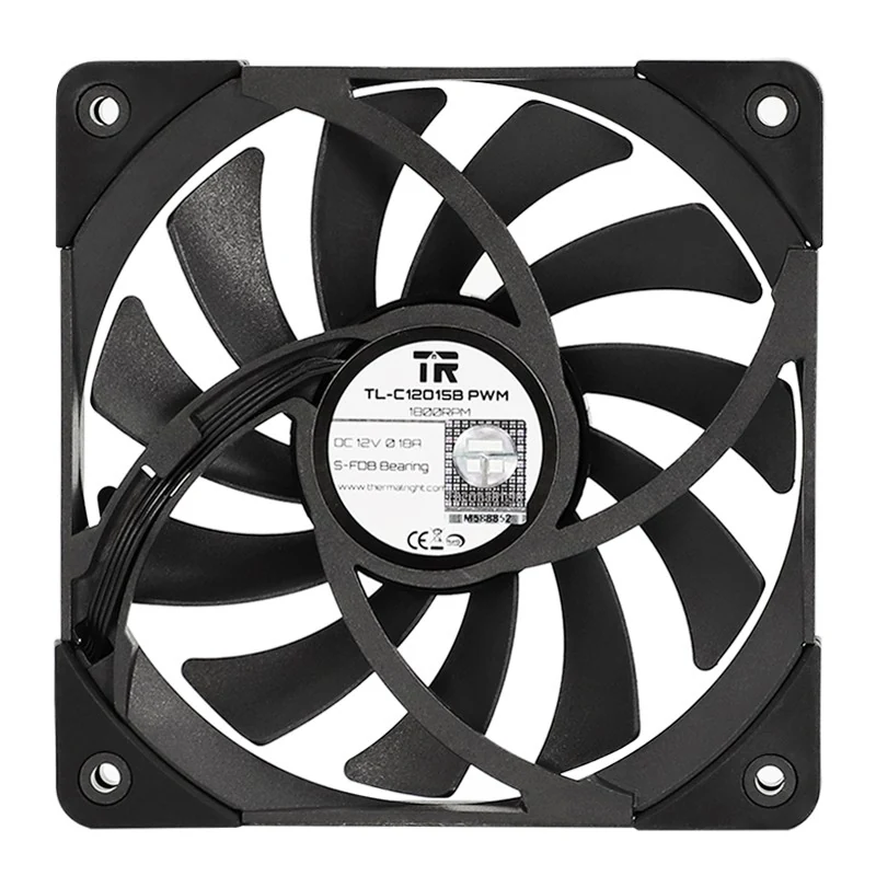 Fan Thermalright TL-C12015B - Black - PWM - New