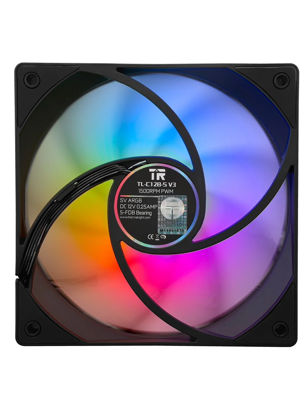 Fan Thermalright TL-C12B-S V3 X3 Triple Pack - Black - ARGB - New