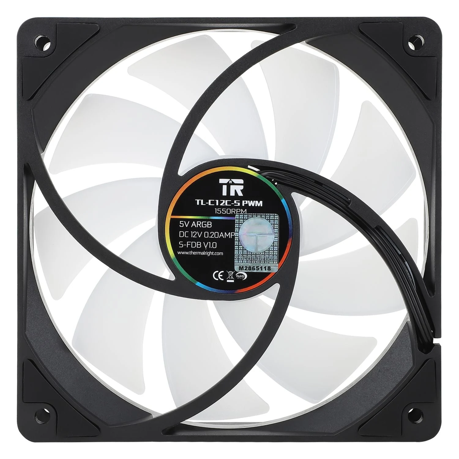 Fan Thermalright TL-C12C-S - Black - ARGB - New