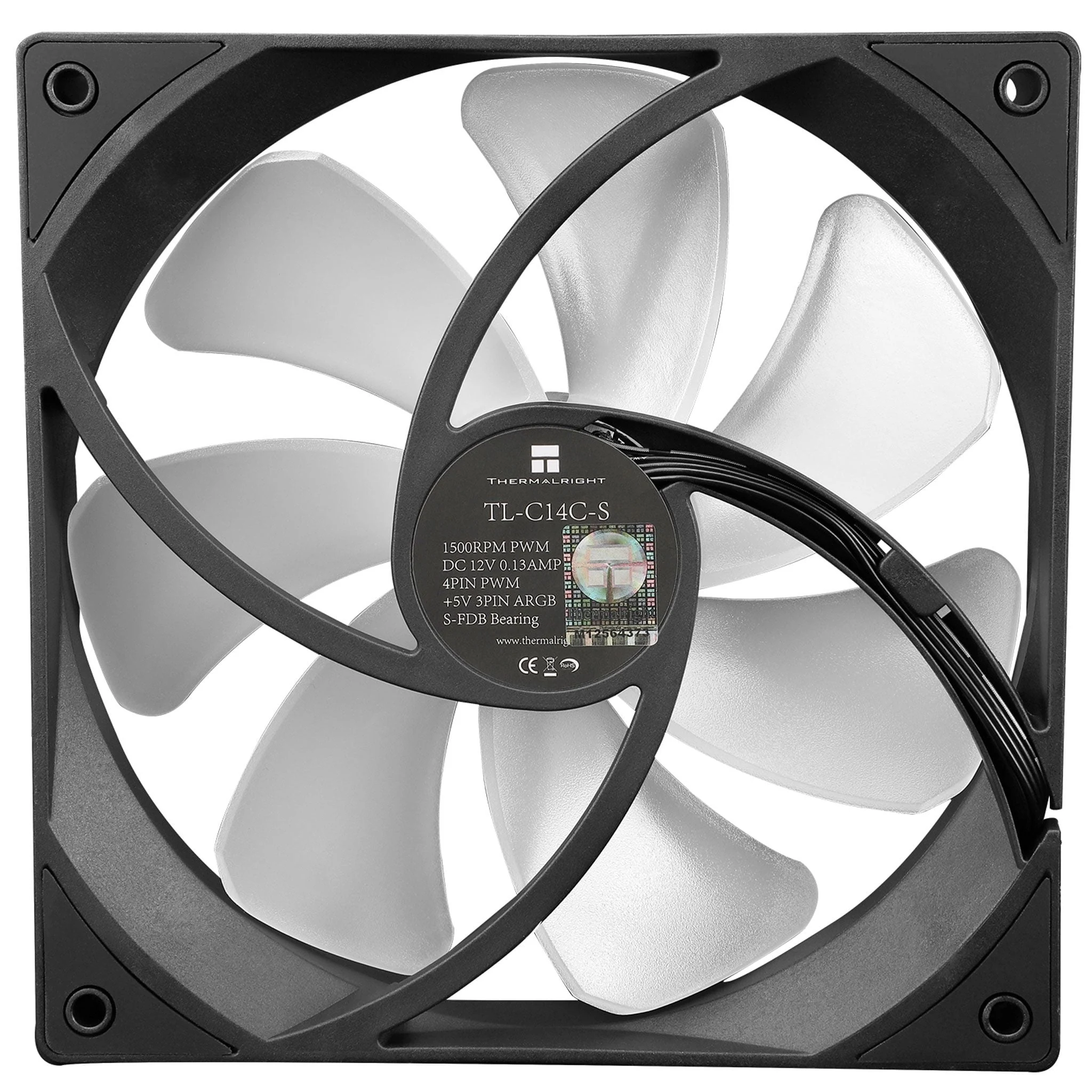 Fan Thermalright TL-C14C-S - Black - ARGB - New
