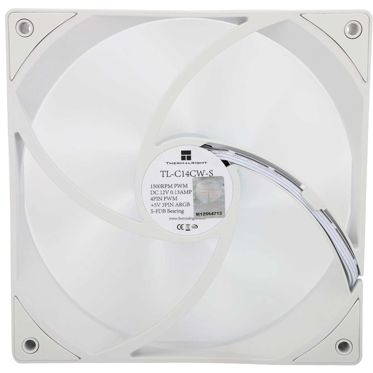 Fan Thermalright TL-C14CW-S - White - ARGB - New