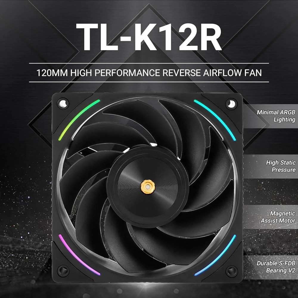 Fan Thermalright TL-K12 - Black - ARGB - New