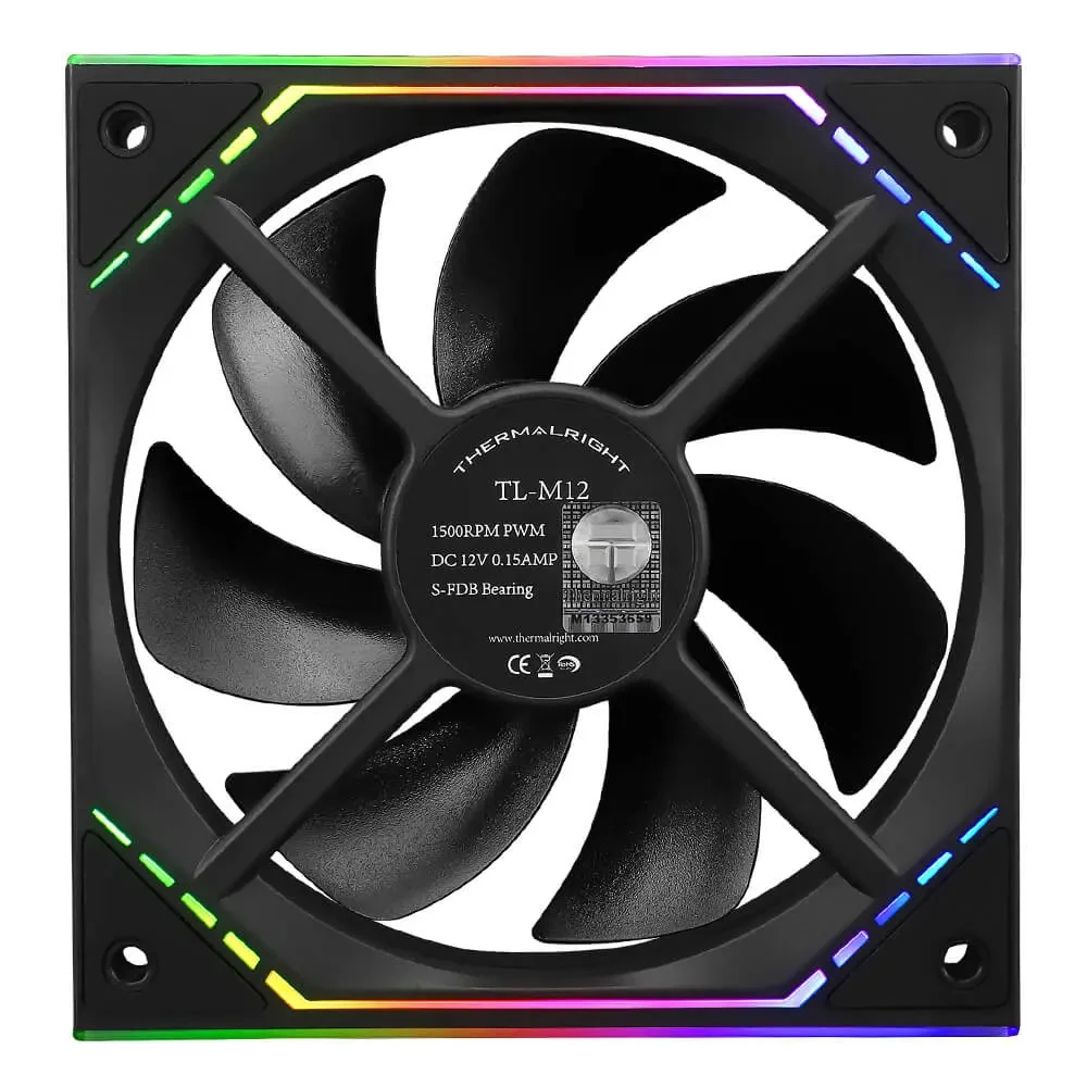 Fan Thermalright TL-M12 - Black - ARGB - New