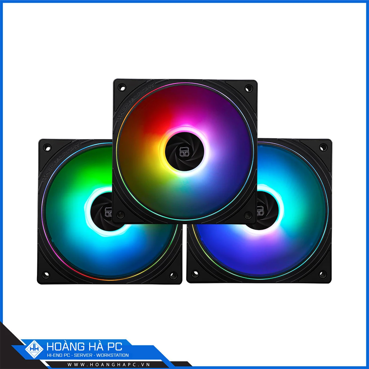 Fan Thermalright TL-S12-S X3 Triple Pack - Black - ARGB - New