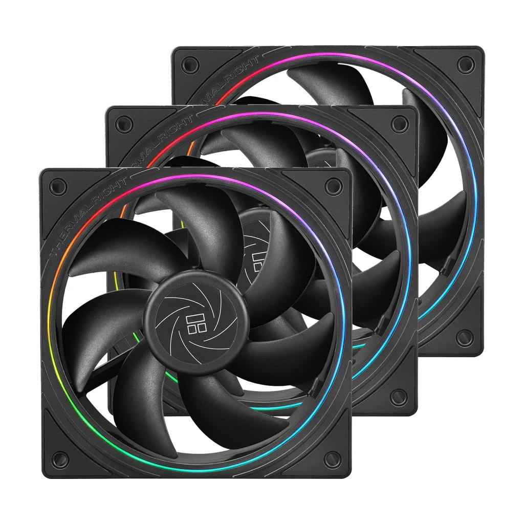 Fan Thermalright TL-S12-S X3 Triple Pack - Black - ARGB - New