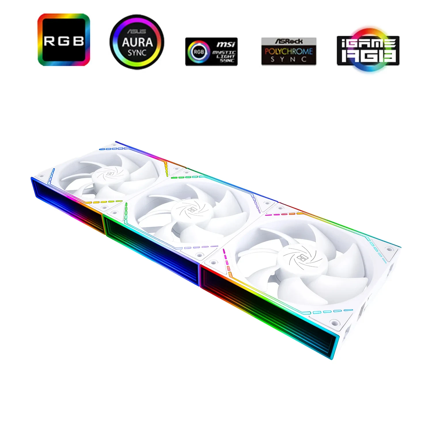 Fan Thermalright TL-S12W-S X3 Triple Pack - White - ARGB - New