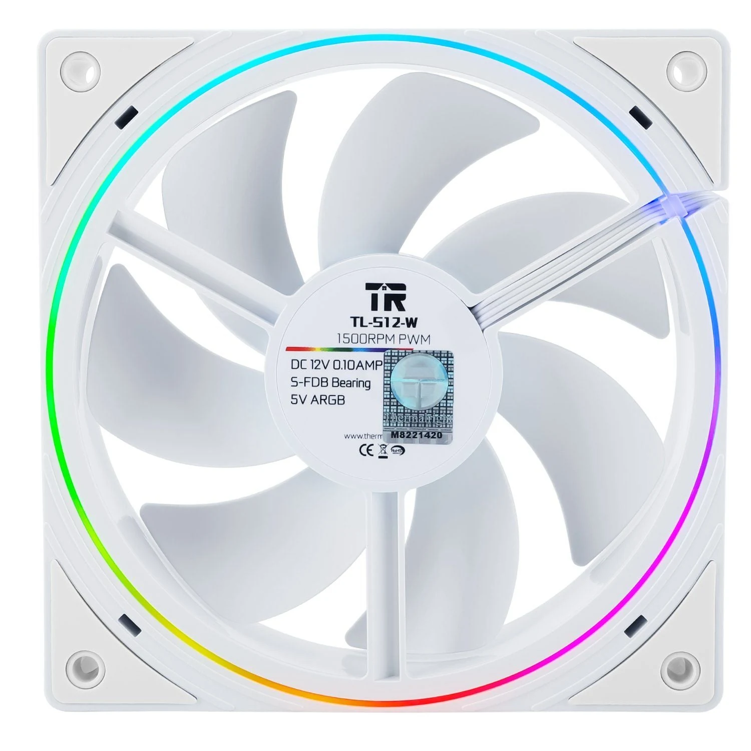 Fan Thermalright TL-S12W - White - ARGB - New