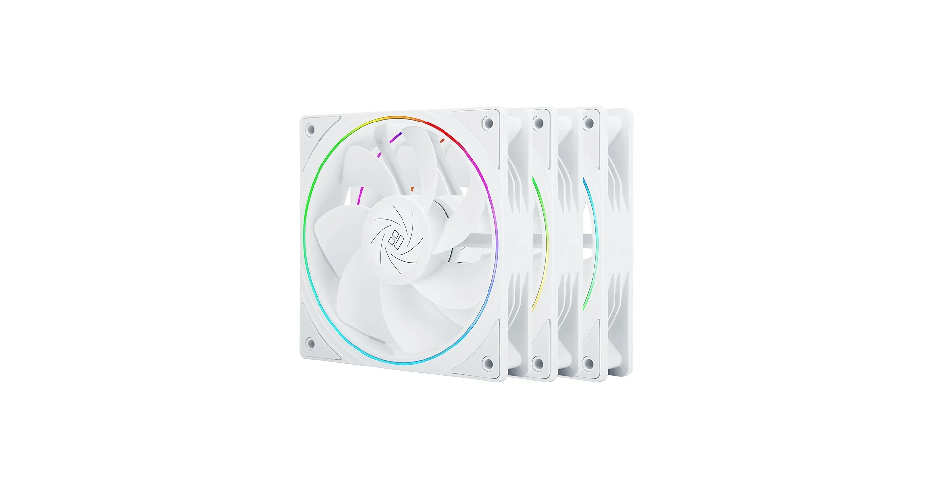 Fan Thermalright TL-S12W X3 Triple Pack - White - ARGB - New
