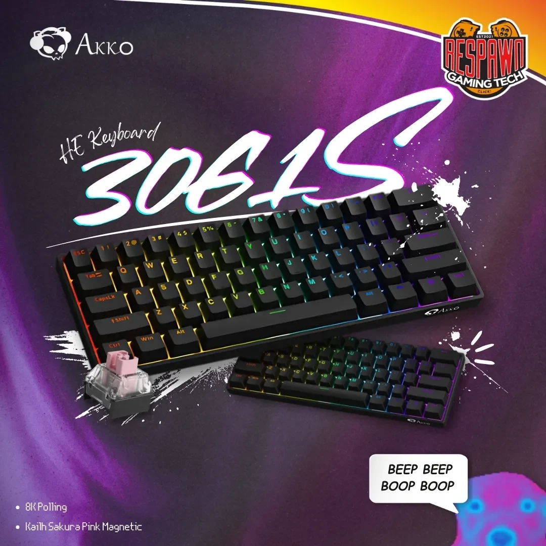 Gaming Gear AKKO 3061S Black & Pink
