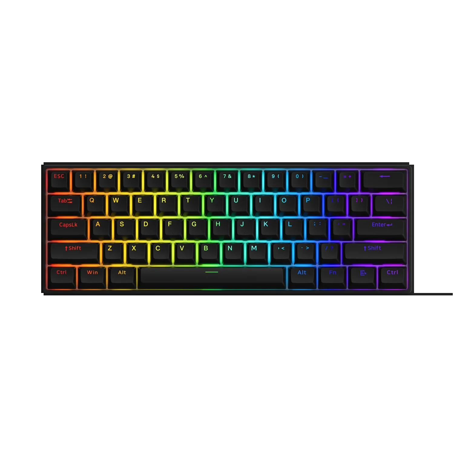 Gaming Gear AKKO 3061S Shine-Through Black