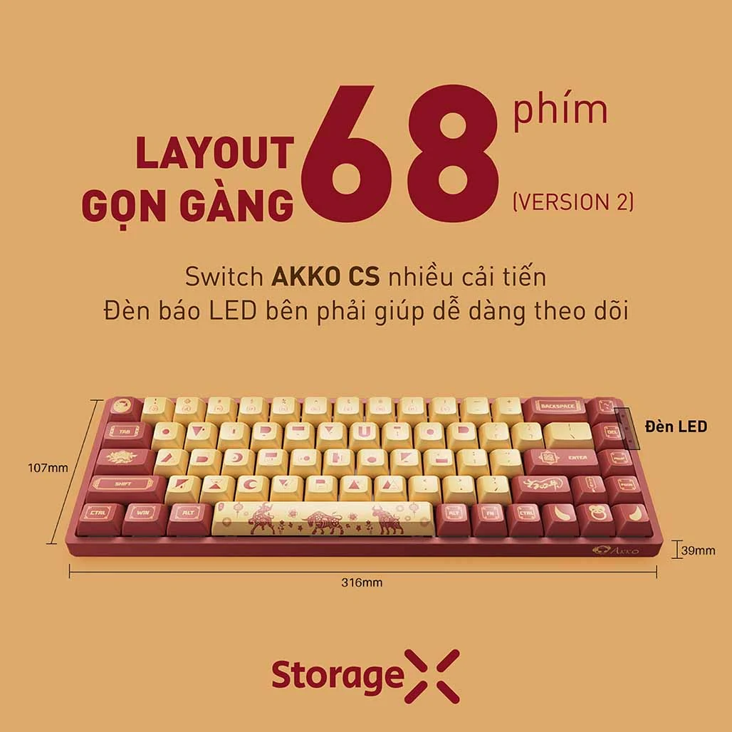 Gaming Gear AKKO 3068 v2 Year of OX