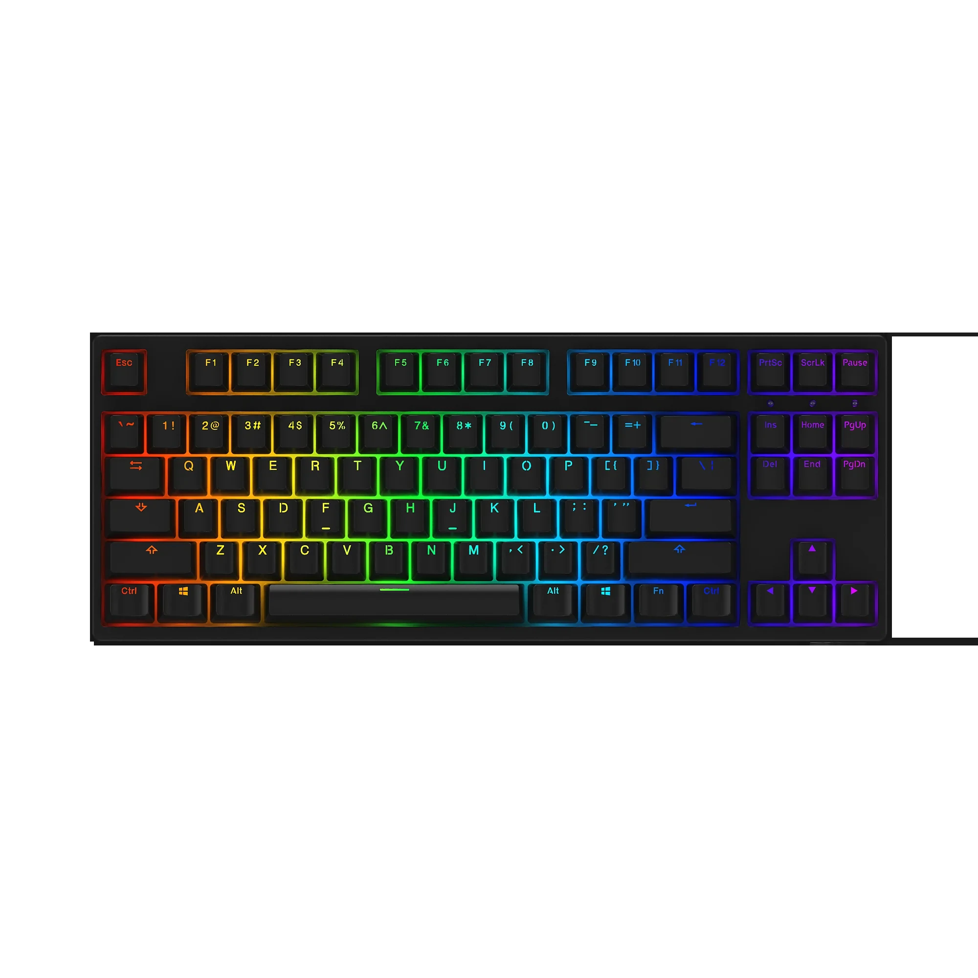 Gaming Gear AKKO 3087S Shine-Through Black
