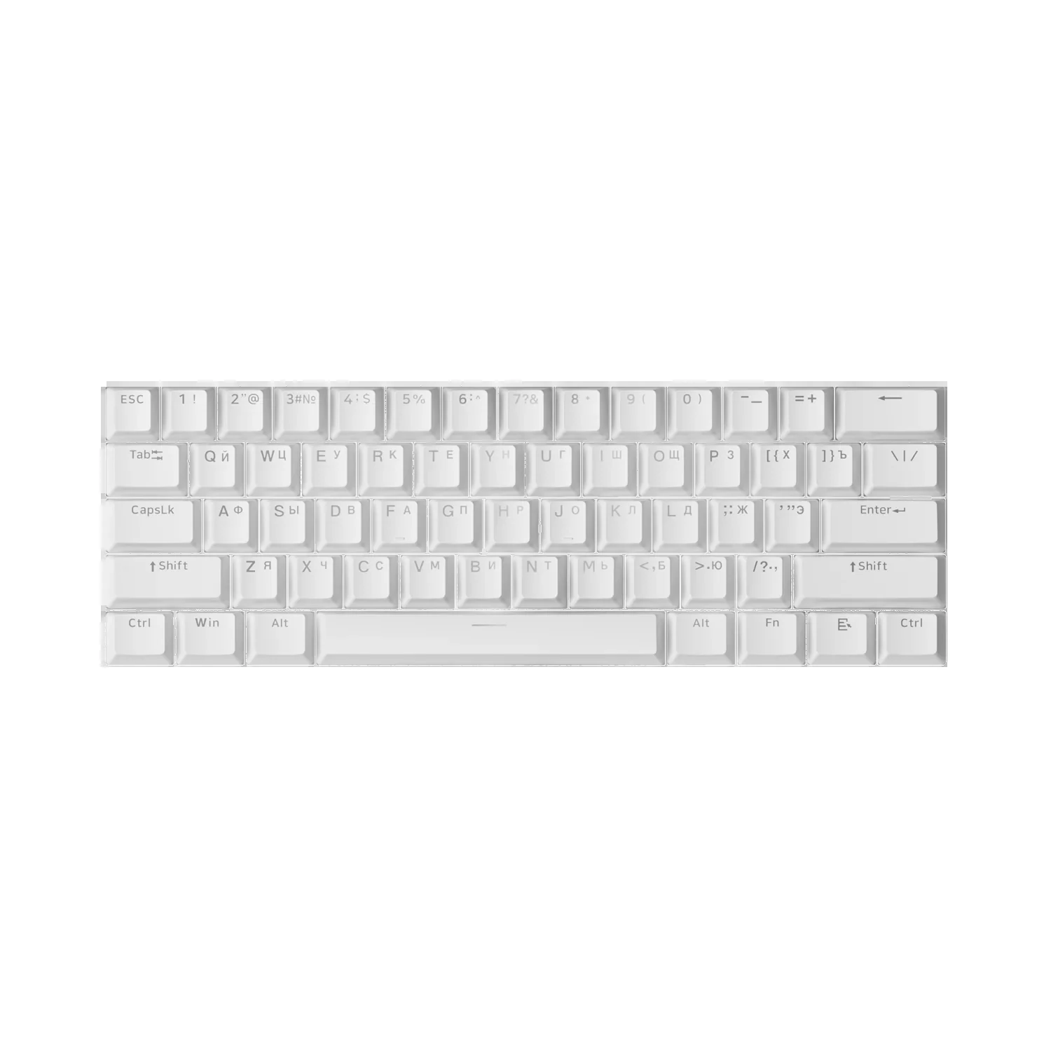 Gaming Gear AKKO 3087S Shine-Through White