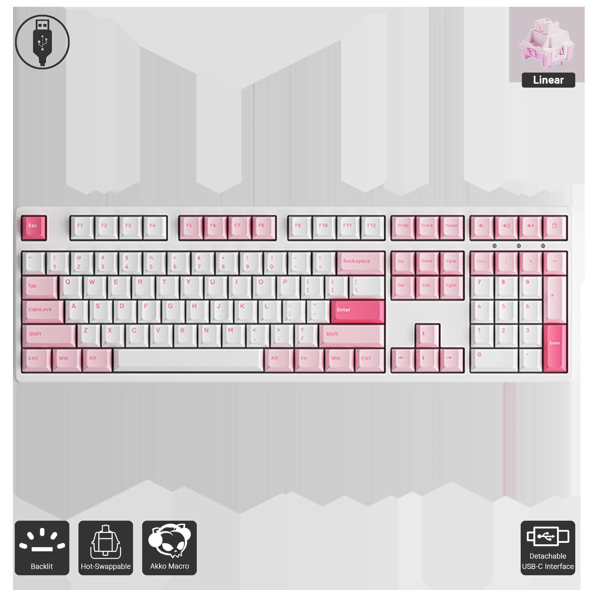 Gaming Gear AKKO 3108 V3 Prunus Lannesiana