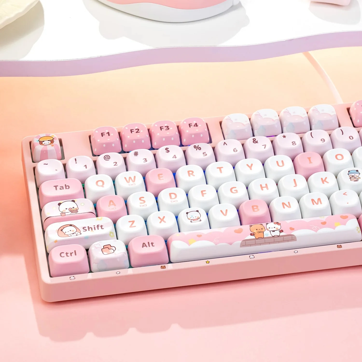 Gaming Gear AKKO 3108 V3 Yier and Bubu Pink