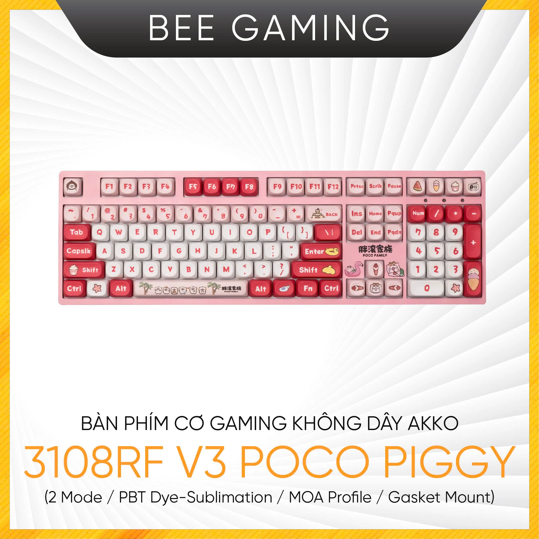 Gaming Gear AKKO 3108RF V3 POCO PIGGY